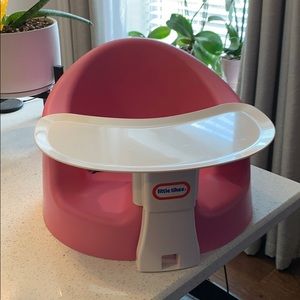 Little Tikes, Baby Foam Seat with Tray, Pink